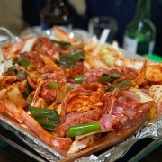 철판 산! 꼼장어 (중) (대) 메뉴 사진(네이버)