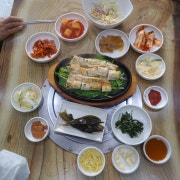 산장어 돌판구이(양념/소금) 메뉴 사진(네이버)