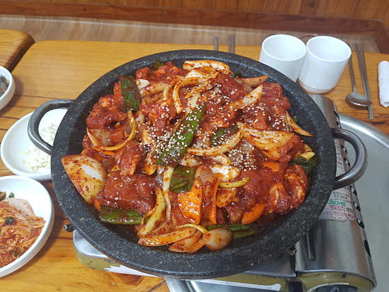 오삼 불고기 메뉴 사진(네이버)