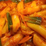 빨강떡볶이 메뉴 사진(네이버)