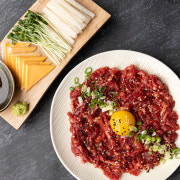 마약 오성육회 메뉴 사진(네이버)