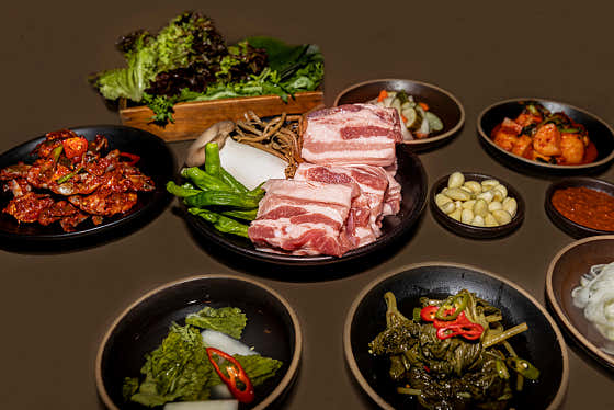 한돈생돼지갈비 메뉴 사진(네이버)