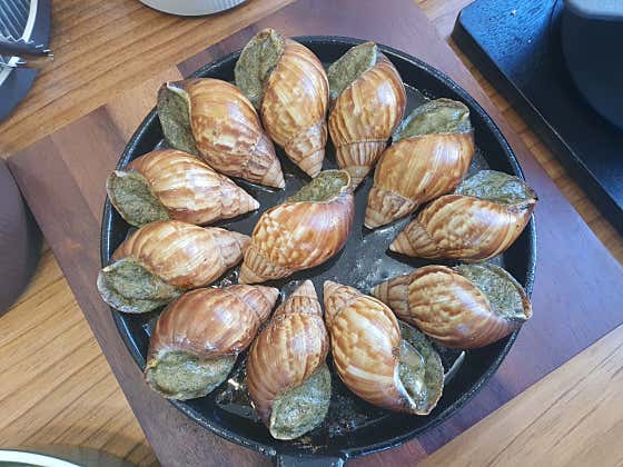 달팽이요리 일인분 메뉴 사진(네이버)
