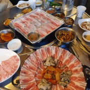 암돼지 냉꽃삼 메뉴 사진(네이버)