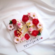 생화케이크 메뉴 사진(네이버)