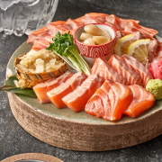 연어 사시미 메뉴 사진(네이버)