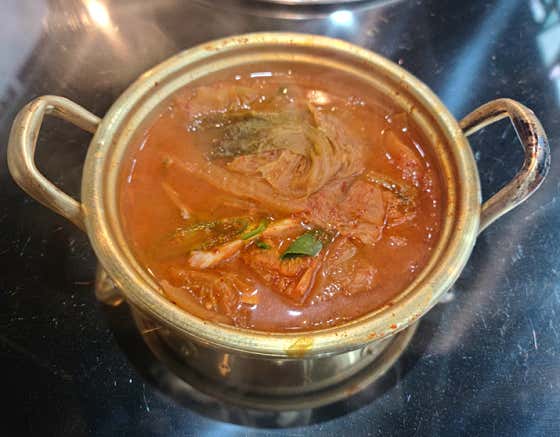 김치찌개 메뉴 사진(네이버)