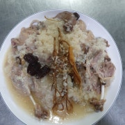 한방오리백숙 메뉴 사진(네이버)
