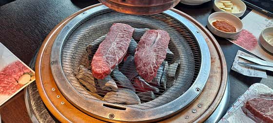 한우 부채살 메뉴 사진(네이버)