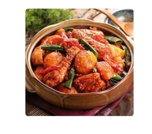 닭볶음탕 메뉴 사진(네이버)