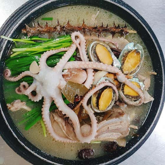 옻닭 백숙 해신탕 메뉴 사진(네이버)