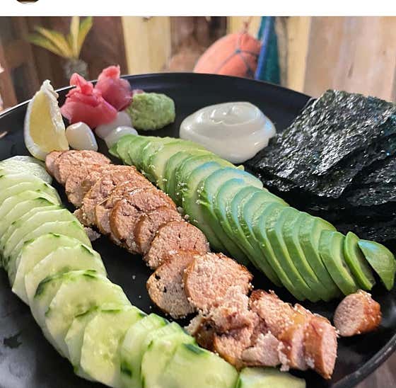 아보카도저염명란구이 메뉴 사진(네이버)