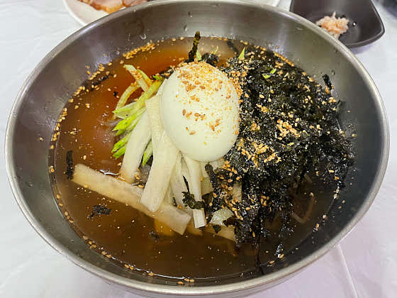물막국수 메뉴 사진(네이버)