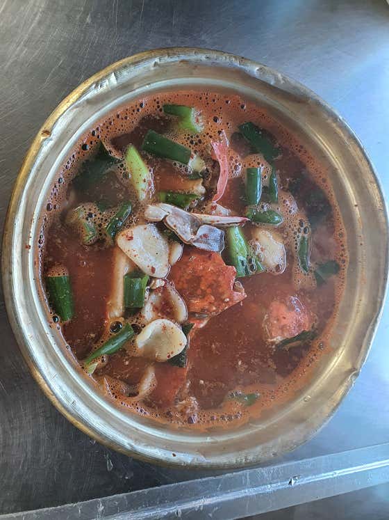 꽃게탕 (大) 메뉴 사진(네이버)