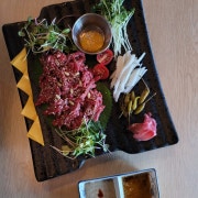 한우 육회 메뉴 사진(네이버)