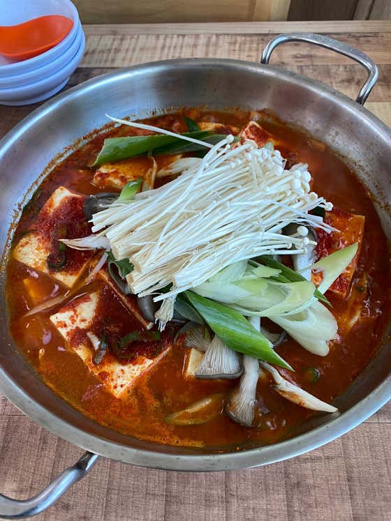 두부찜 메뉴 사진(네이버)