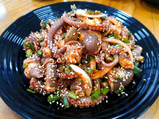 낙지무침 메뉴 사진(네이버)