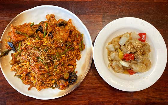 생아구찜&아구탕수육 세트 (중) 메뉴 사진(네이버)