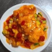 찹쌀탕수육(小) 메뉴 사진(네이버)