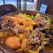 사천전골 메뉴 사진(네이버)
