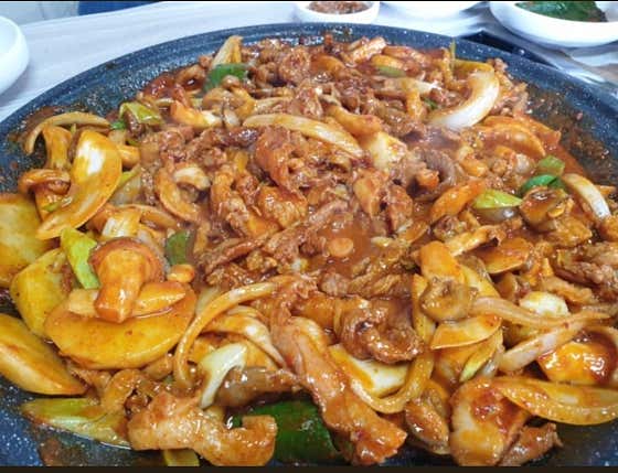 오리불고기(한마리) 메뉴 사진(네이버)