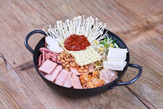 부대찌개 메뉴 사진(네이버)