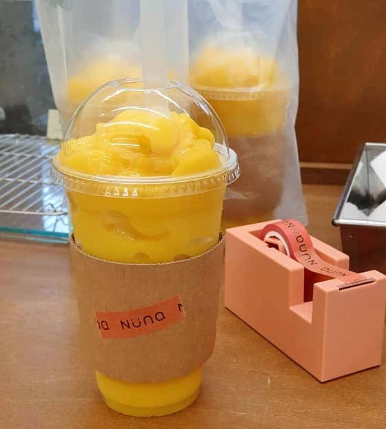 리얼망고스무디 메뉴 사진(네이버)