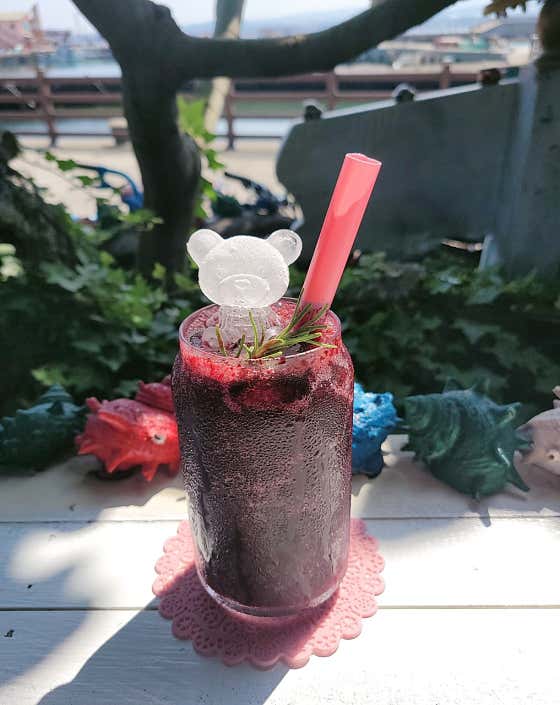 생과일스무디 메뉴 사진(네이버)