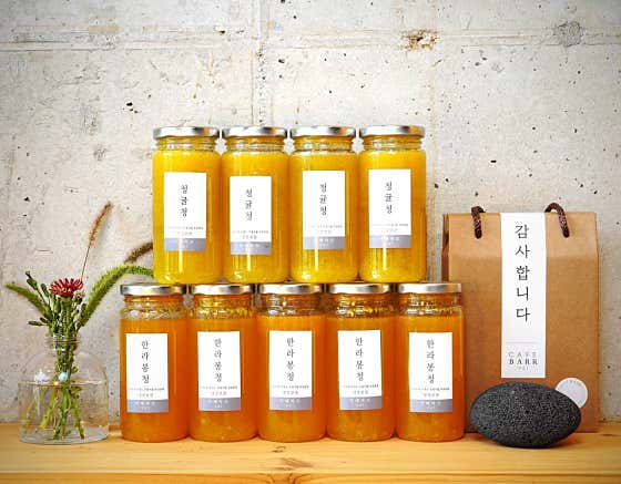 수제과일청 메뉴 사진(네이버)