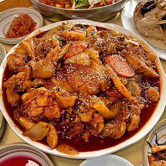 토종찜닭 메뉴 사진(네이버)