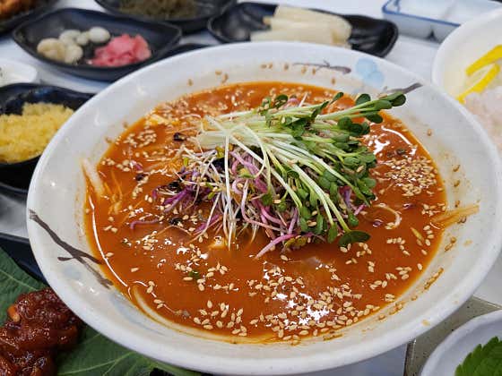물회 메뉴 사진(네이버)