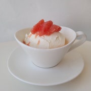 자몽그릭요거트 메뉴 사진(네이버)