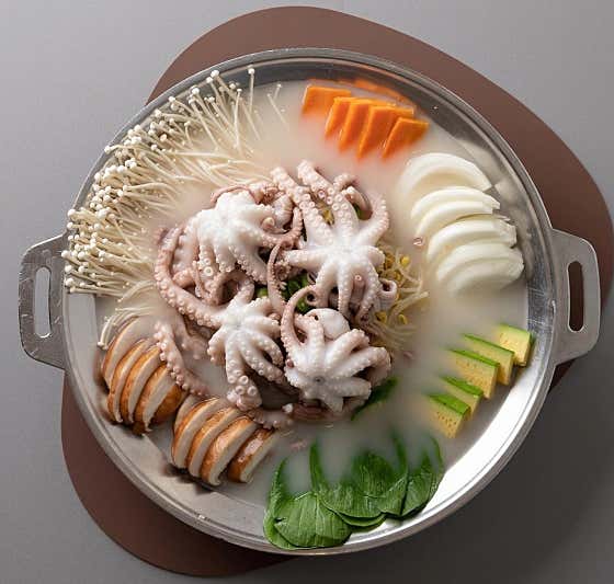 낙지전골 메뉴 사진(네이버)