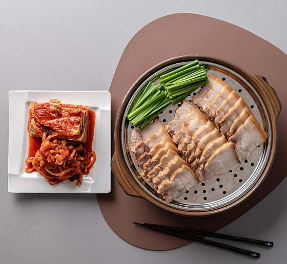 보쌈정식 메뉴 사진(네이버)