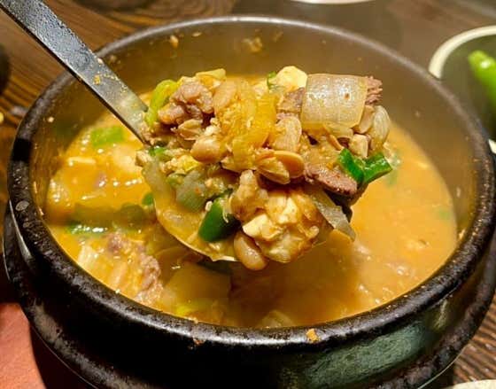 구수 청국장 메뉴 사진(네이버)