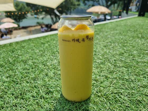 애플망고스무디 메뉴 사진(네이버)