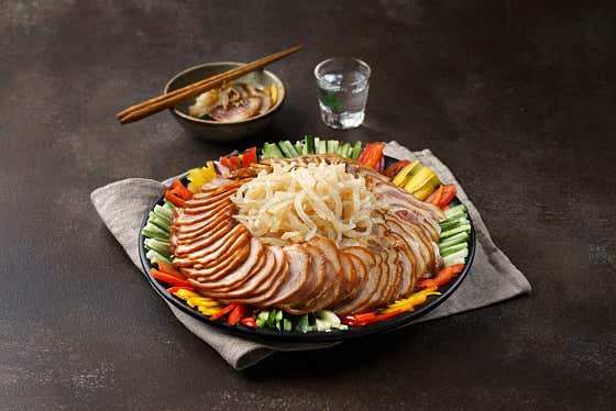 냉채족발 메뉴 사진(네이버)