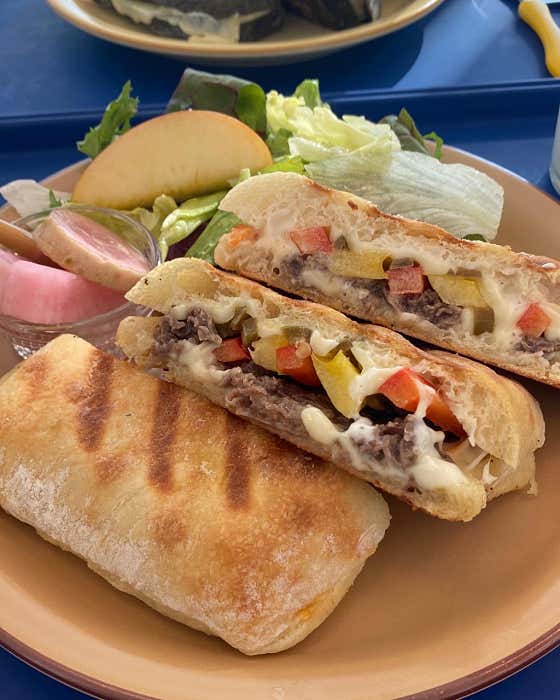 불고기 파니니 (샐러드 포함) 메뉴 사진(네이버)