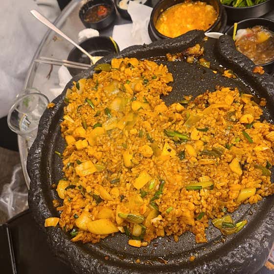 막창김치볶음밥 메뉴 사진(네이버)
