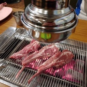 고급양갈비 메뉴 사진(네이버)