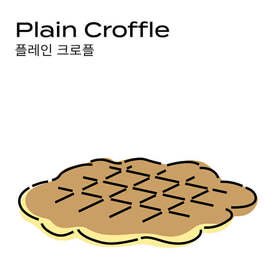 파티드 크로플 메뉴 사진(네이버)