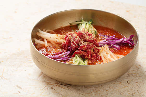한우물회 메뉴 사진(네이버)