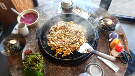 간장닭갈비 메뉴 사진(네이버)