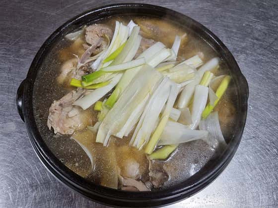 능이토종닭백숙 메뉴 사진(네이버)