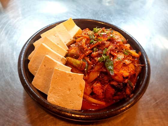 두부김치 메뉴 사진(네이버)