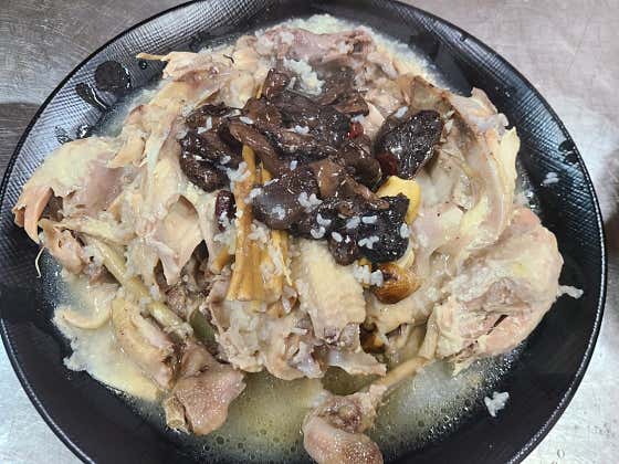 능이누룽지백숙(닭,오리)선택가능 메뉴 사진(네이버)