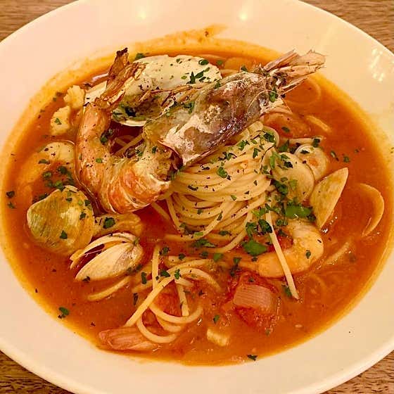 10. 해산물 토마토 국물 파스타 메뉴 사진(네이버)