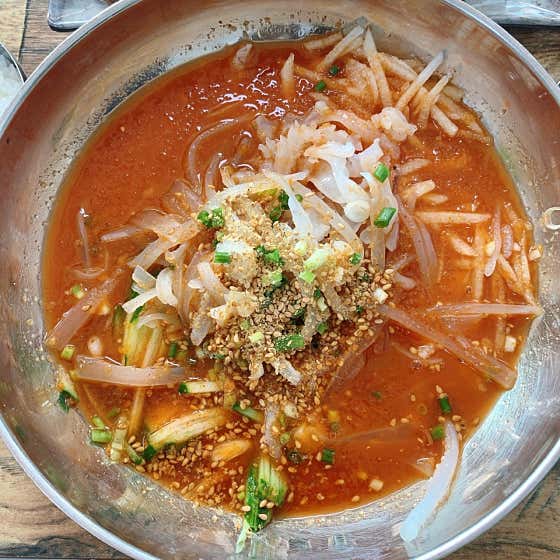 자연산물회 메뉴 사진(네이버)
