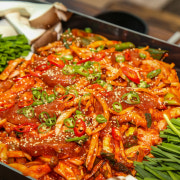 유황오리 버섯불고기(大) 메뉴 사진(네이버)