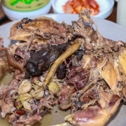 촌닭옻능이 한방백숙(中~大) 메뉴 사진(네이버)